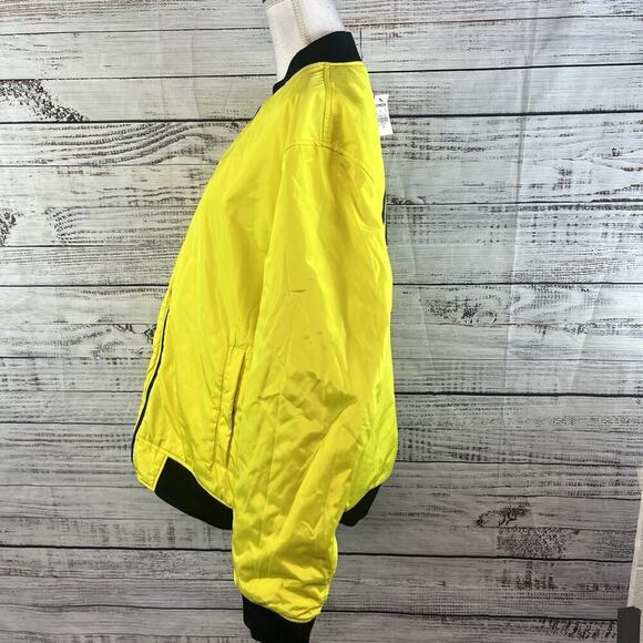 Mens Express Yourself Reversible Full Zip Jacket Coat XL 16 Black Yellow VO4EXP - Picture 6 of 12